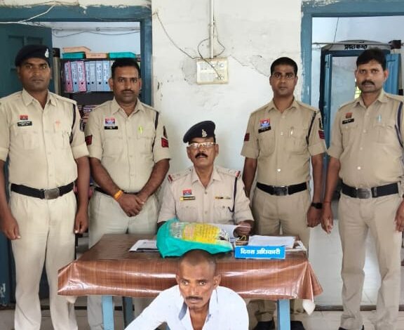 ऑपरेशन “बाज” के तहत पथरिया पुलिस की बड़ी कार्यवाही — अवैध गांजा तस्कर गिरफ्तार