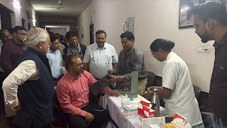 जिला कलेक्टोरेट में स्वास्थ्य शिविर का हुआ आयोजन, 88 से अधिक अधिकारी-कर्मचारियों की हुई स्वास्थ्य जांच जिला कलेक्टोरेट में स्वास्थ्य शिविर का हुआ आयोजन, 88 से अधिक अधिकारी-कर्मचारियों की हुई स्वास्थ्य जांच