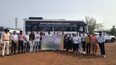 पाँच दिवसीय शैक्षणिक भ्रमण पर रवाना हुए बी.आर.एस.एम. कॉलेज के विद्यार्थी