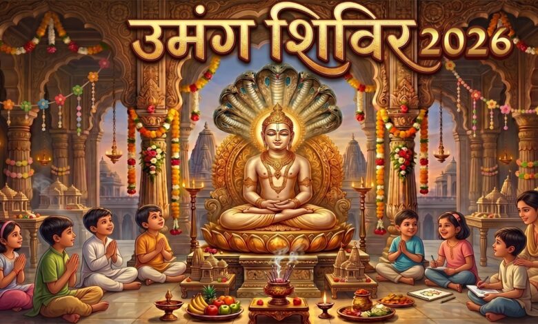 मुंगेली में 5 दिवसीय जैन धार्मिक शिविर “उमंग 2026” का शुभारंभ