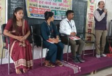कस्तूरबा कन्या विद्यालय में ‘सुरक्षित बचपन अभियान’ के तहत छात्राओं को किया जागरूक